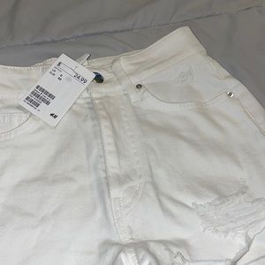White H&M Shorts